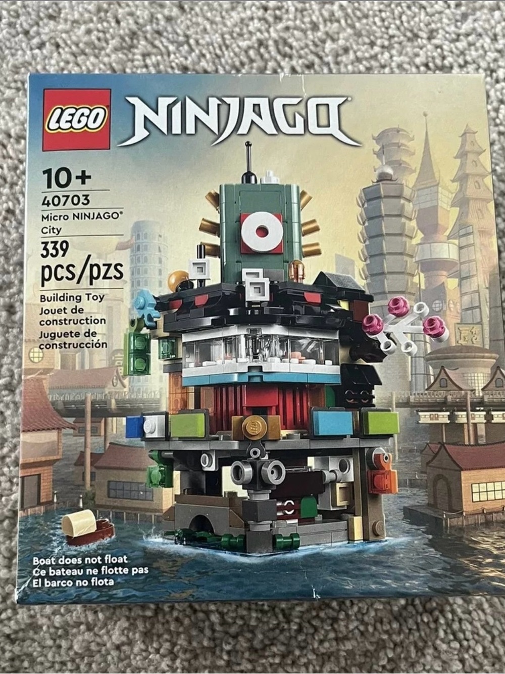 Lego Micro Ninjago City Set 40703 Micro City Building Toy New In Packaging 10+